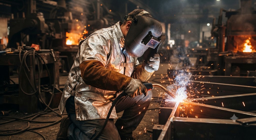 Aluminized and Foundry Welding Jacket Guide